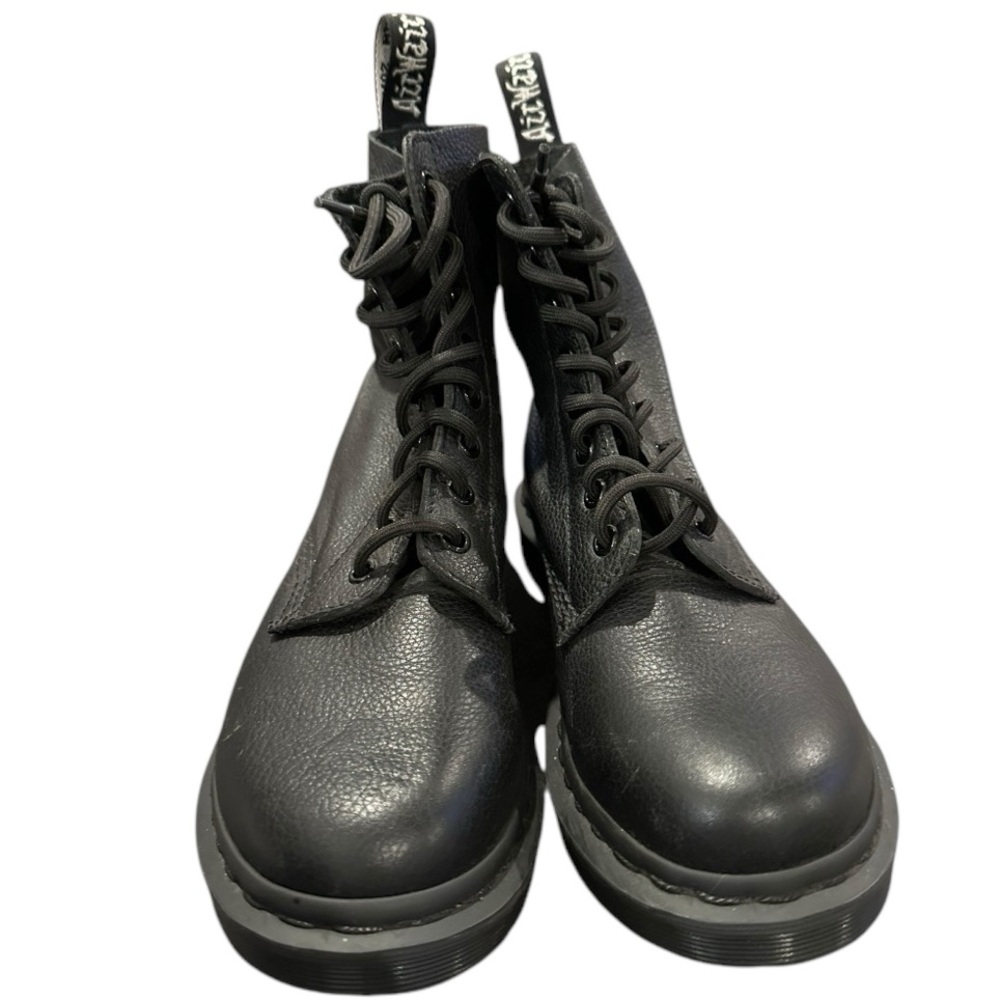 Dr. Doc Martens 1460 Pascal Mono Black Lace Up Boots 8-Hole 6 7 - Picture 2 of 12